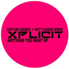 Cristian Arango Anything You Want Original Mix