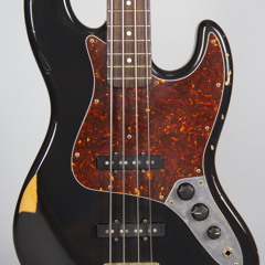 Bill Nash Jazz Bass '63 Black Rosewood Lollar Flats [bass test]