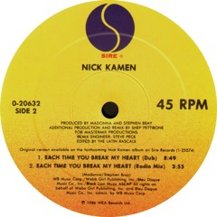 Each Time You Break My Heart (Shep Pettibone radio mix)