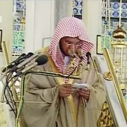 عبد المحسن القاسم يبكي و هو يذكر مناقب الرسول