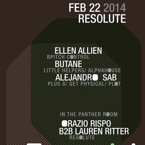 Orazio Rispo b2b Lauren Ritter @ The Panther Room [Feb 22, 2014]