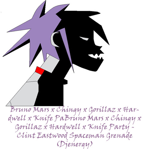 Bruno Mars x Chingy x Gorillaz x Hardwell x Knife Party - Clint Eastwood Spaceman Grenade (Djenergy)