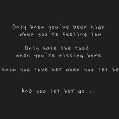 Let Her Go (cover by me))