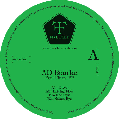 B2 AD Bourke - Naked Eye (12"/DL OUT NOW - Five Fold)