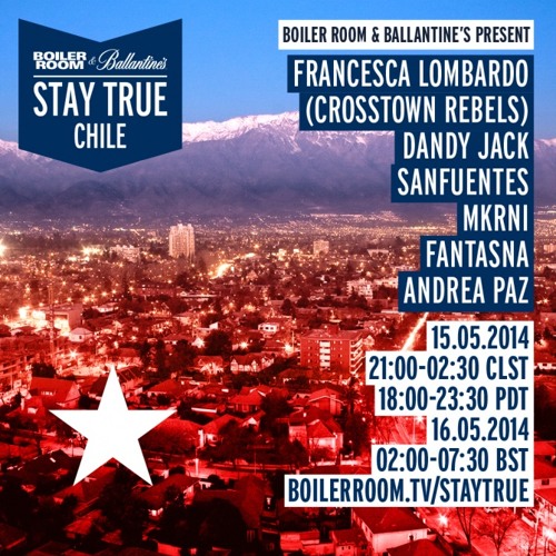Francesca Lombardo Ballantine's Stay True X Boiler Room Chile DJ Set