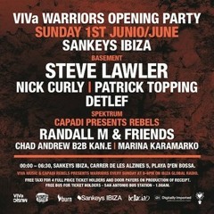 Patrick Topping @ VIVa Warriors Opening Party Sankeys Ibiza 1/6/14