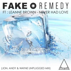 Fake Remedy ft Leanne Brown - Never Had Love (Andy Jon & Wayne unplugged mix)