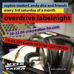Sascha Ciccopiedi @ Overdrive Labelnight // Skywalker FM // 17.05.2014