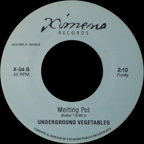 X-04 SIDE B "MELTING POT"-UNDERGROUND VEGETABLES
