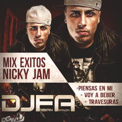Mix Exitos Nicky Jam ( Piensas En Mi - Voy A Beber - Travesuras ) By Dj Fabian Aranda