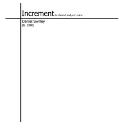 Increment (clarinet and percussion)