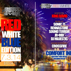 BPE DANCEHALL RED WHITE BLUE