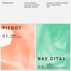 02 Nav Citas (klavieru solo Oskars Tretjuks)