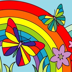 Rainbows And Butterflies [vintage dreamy]