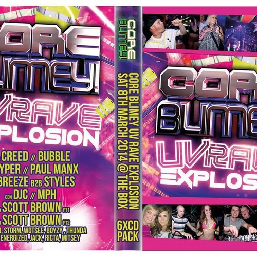 DJC with Energized & Jack - Core Blimey UV Rave Explosion 7th March 2014