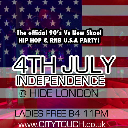 OLD SKOOL RNB 90's MIX (U.S INDEPENDENCE PARTY 4th July @ HIDE LONDON - MAYFAIR