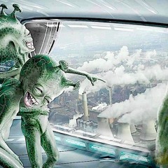 Laughing Aliens - Shangri la vs. Space Reptiles (Just a Few Details) (Not-Mastered)