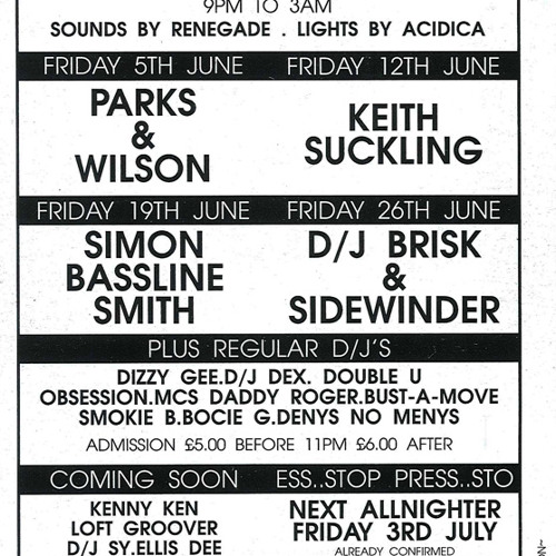 Parks and Wilson Odyssey Brunel Rooms Side 2 05-06-1992 FREE DOWNLOAD!