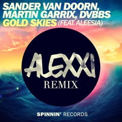 Sander van Doorn, Martin Garrix, DVBBS - Gold Skies (ft. Aleesia) (Alexxi Remix)