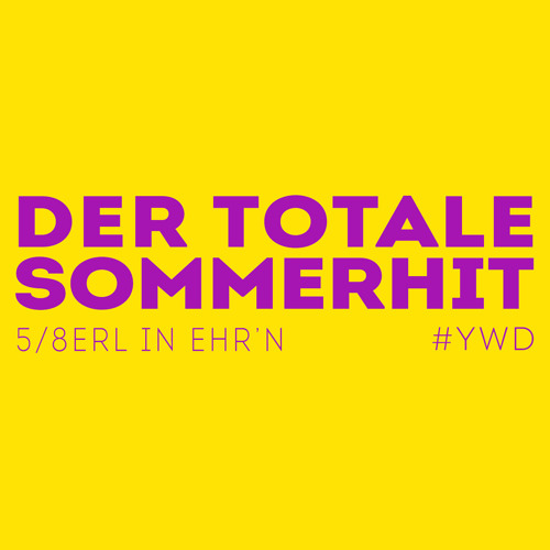 Stream Der totale Sommerhit by 5/8erl in Ehr'n | Listen online for free on  SoundCloud
