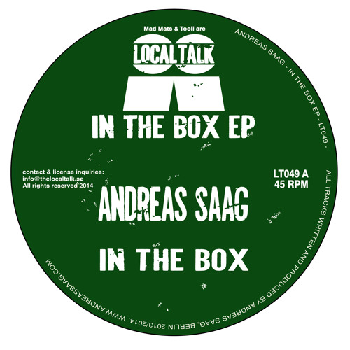 Andreas Saag - In The Box (12'' - LT049, Side A)
