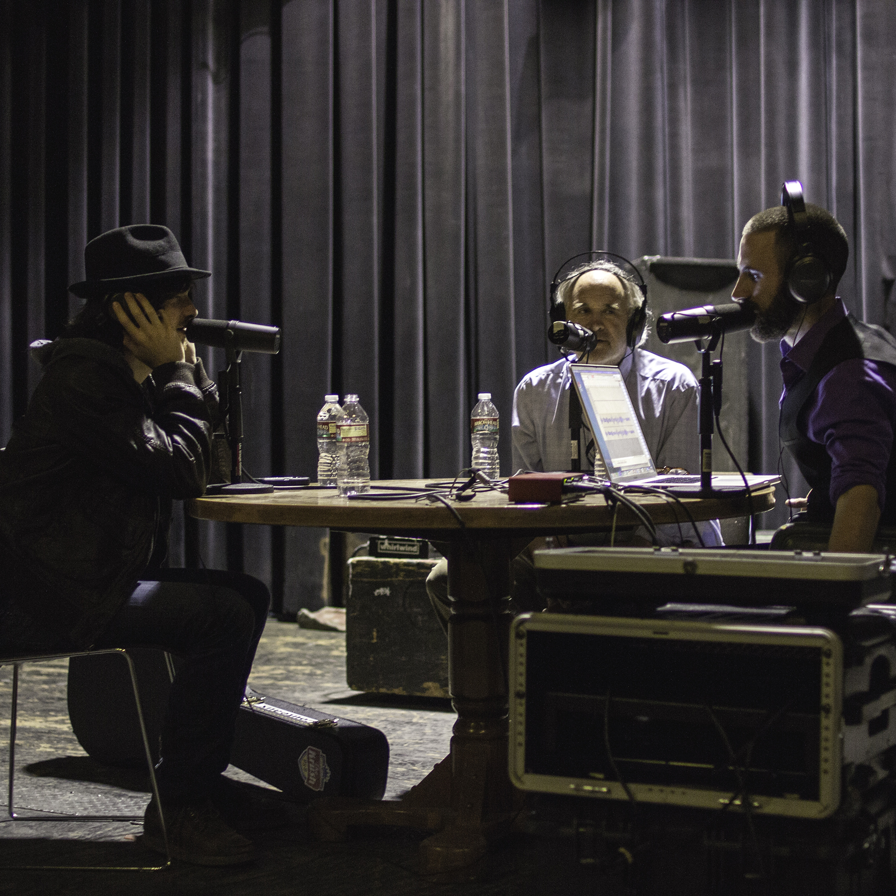 Onstage with Jim and Tom