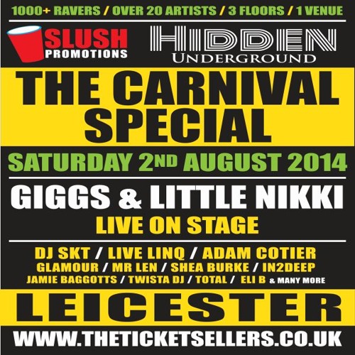 SLUSH & HIDDEN CARNIVAL SPECIAL OFFICIAL MIX CD