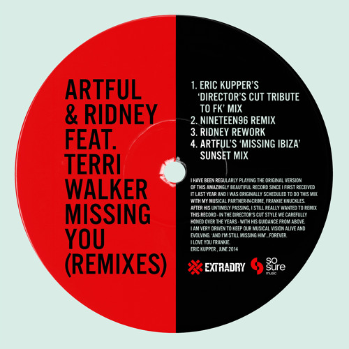 Artful & Ridney ft. Terri Walker - Missing You (Artful's Missing Ibiza Sunset Mix)