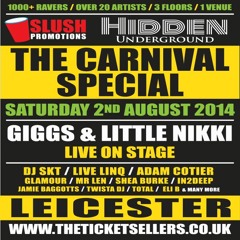 SLUSH & HIDDEN LEICESTER CARNIVAL SPECIAL ADVERT