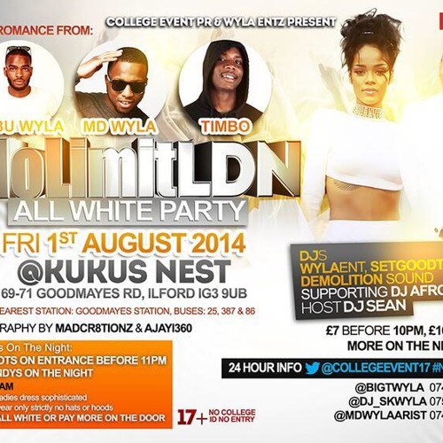 #NoLimitLDN - Bashment Mix Mixed By DJ SKULLY @ShoStaa Ace