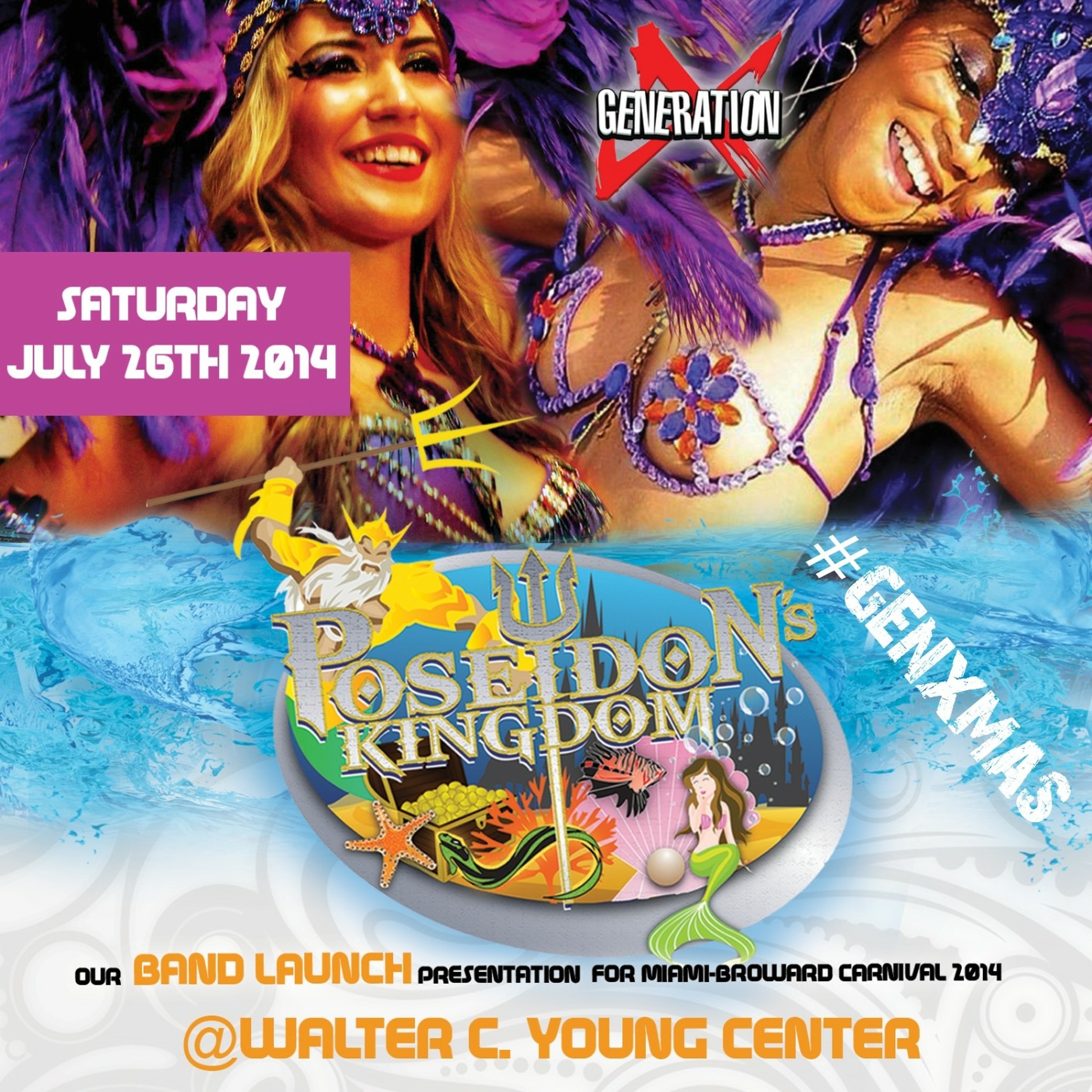 Generation X Miami 2014 Poseidon's Kingdom Band Launch Promo Mix episode artwork