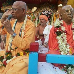 65th vyasa puja of Lokanath Swami Maharaj. .. guruvastakam at Sri Sri Radha Radhanath. .. durban