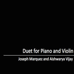 Piano And Violin Duet In F# Minor