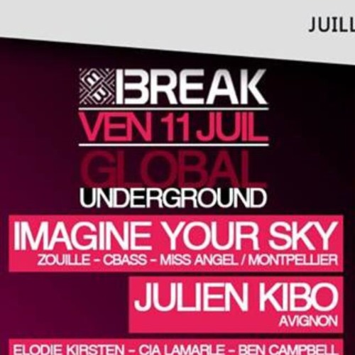 JULIEN KIBO DJ SET GLOBAL UNDERGROUND 11.07.14 @ BREAK CLUB (MONTPELLIER)