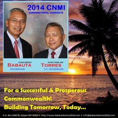 Babauta Torres 2014 CNMI GUBERNATORIAL CANDIDATE