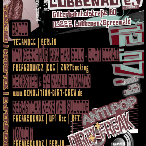 DECKSTER meets SUBBASS [live PA! <DEMOLITION-DiRT-CREW | ExZESSIV-MUSIK> @ KULTURHOF LÜBBENAU 120714