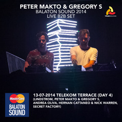 Peter Makto & Gregory S - BalatonSound2014 Telekom Terrace B2B live set