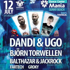 Groky - After Björn Torwellen At Dance Club Mania Sunny Beach Bulgaria [Closing Set]