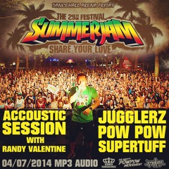 Randy Valentine - Jugglerz Acoustic Session @ SummerJam Dancehall Arena [July 4th 2014]