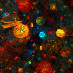 Travel, particles, bubbles, abstract body