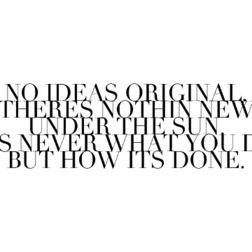 Never what you think. Never what you think