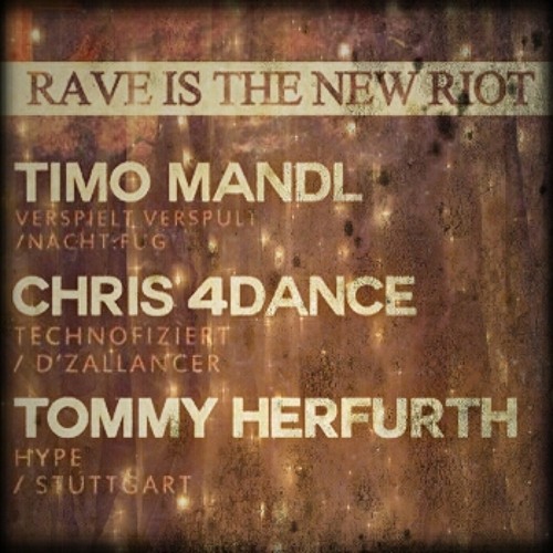 TIMO MANDL // RAVE IS THE NEW RIOT 100% TECHNO #2 @ HYPE STUTTGART