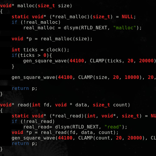 Stream malloc() read() hook by glowdon Listen online for