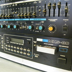 Roland MKS-80 SuperJupiter Hardware synthesizer Demo