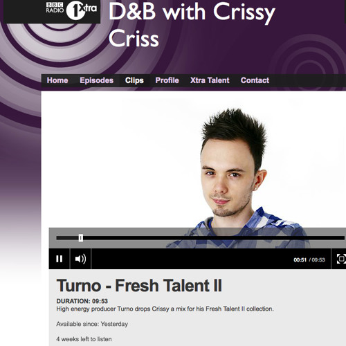 TURNO GUEST MIX CRISSY CRISS SHOW BBC RADIO 1XTRA