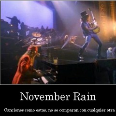Gun And Roses - November Rain (Piano)