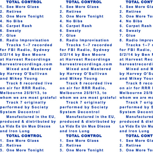 See More Glass (live 5—2—14)