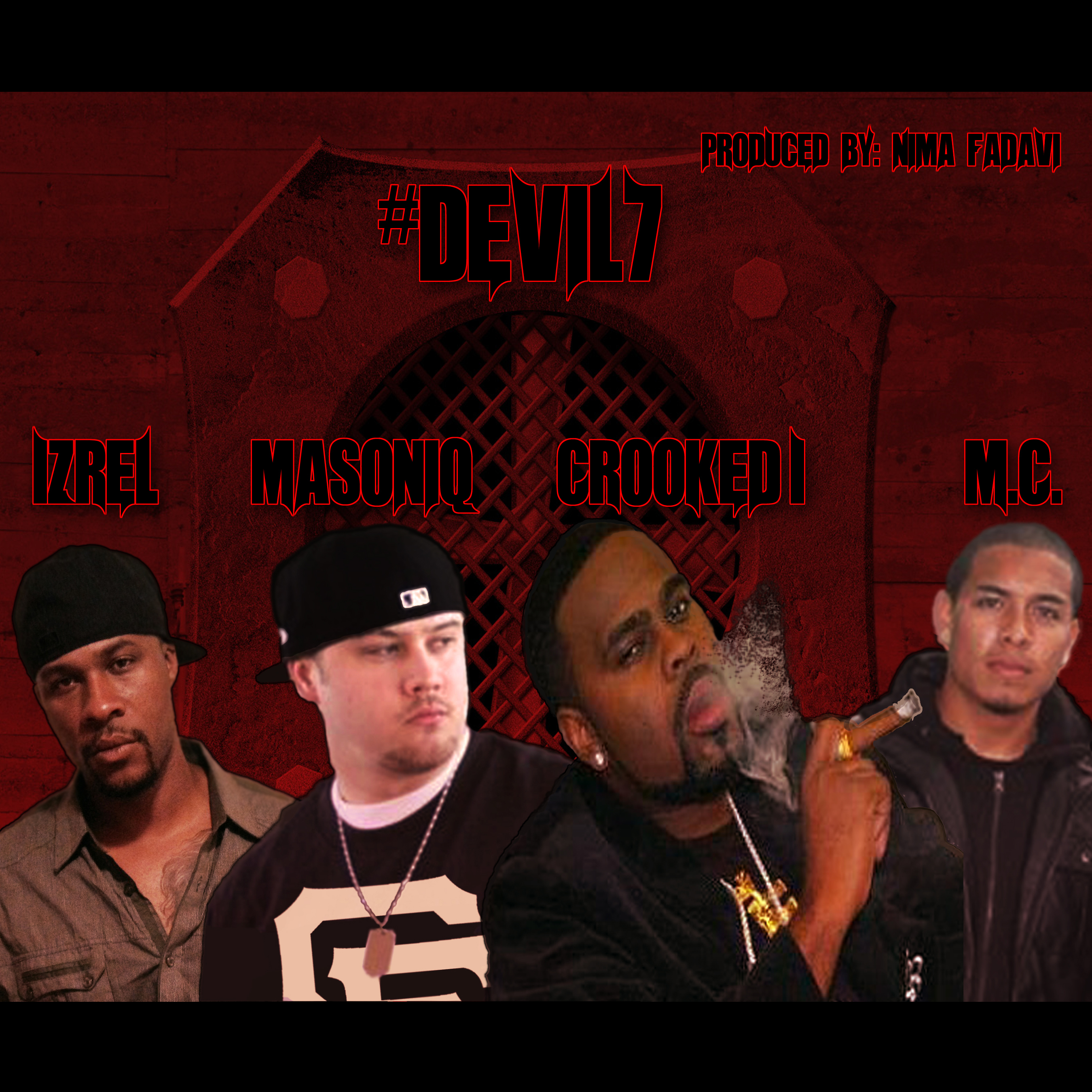 Masoniq ft. Crooked I, Izrel & M.C. - Devil7 (prod. Nima Fadavi) [Thizzler.com]