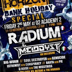 THE MELODYST (It) @ HORIZON, Bank Holiday Special @ O2 Academy Liverpool.