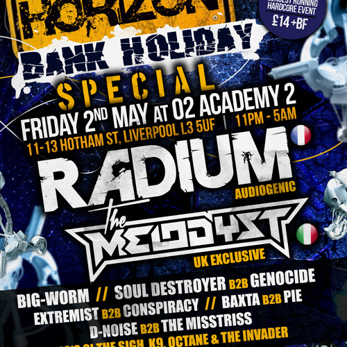 THE MELODYST (It) @ HORIZON, Bank Holiday Special @ O2 Academy Liverpool.